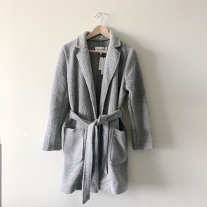 Cupcakes & Cashmere Grey sweater jacket